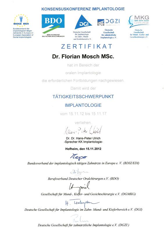 Zertifikat